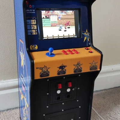 Tủ Arcade cho Raspberry Pi (Tỉ lệ xấp xỉ 1/4)