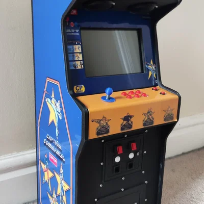Tủ Arcade cho Raspberry Pi (Tỉ lệ xấp xỉ 1/4)