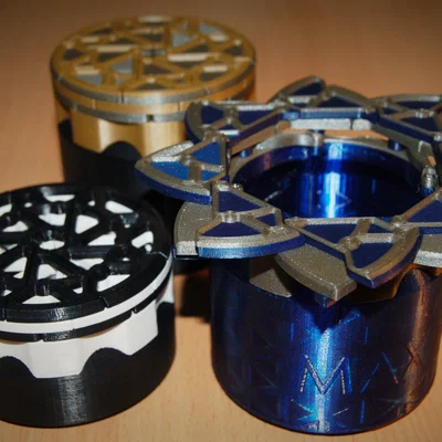 Hộp Octo-Iris Box (Iris Box nắp xoay, không cần support)