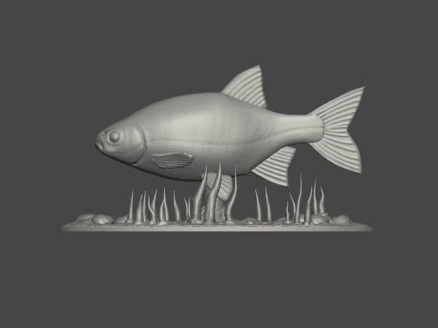 Mô hình tượng cá trang trí để bàn (Fish statue) cực đẹp cho in 3D - Image 4