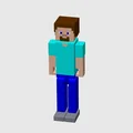 Mô hình 3D nhân vật Minecraft Steve có thể cử động linh hoạt - Thumbnail 1