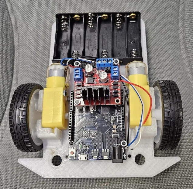 Robot dò line Arduino - khung chassis - Image 1