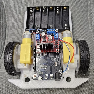 Robot dò line Arduino - khung chassis