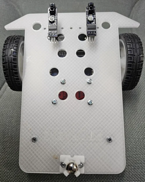 Robot dò line Arduino - khung chassis - Image 4