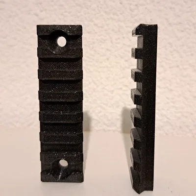 Thanh Picatinny 7 khe & đai ốc M-LOK (M5)
