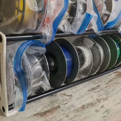Remix Double RepRack 20mm - DIY Filament Storage x2