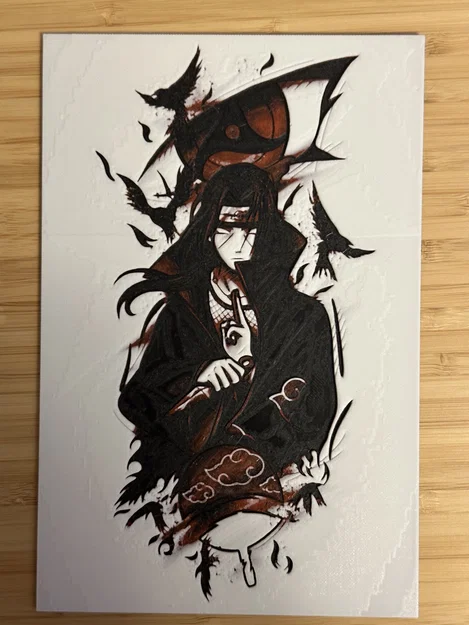Itachi Uchiha - Hueforge 3 màu - Image 3