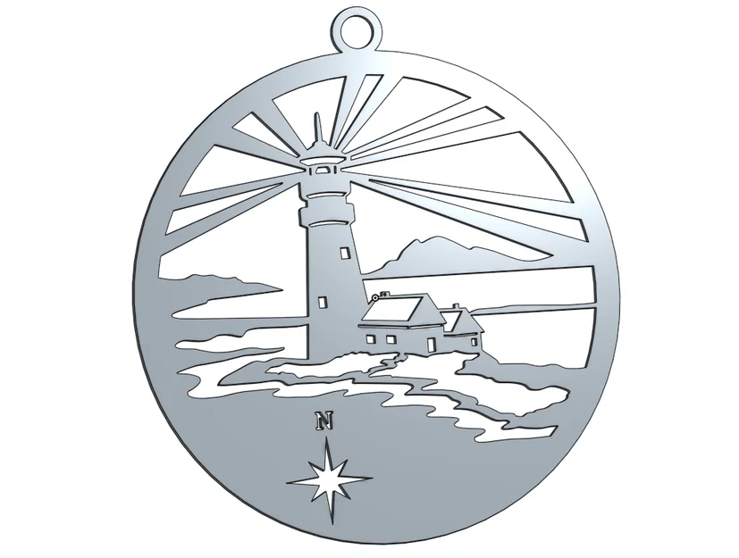 Mô hình treo tường ngọn hải đăng (Light House Wall Hang) đẹp mắt - Image 1