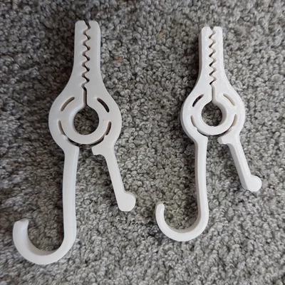Kẹp treo đồ đa năng thông minh (Hook Clip) cho thanh treo 12mm - 14mm