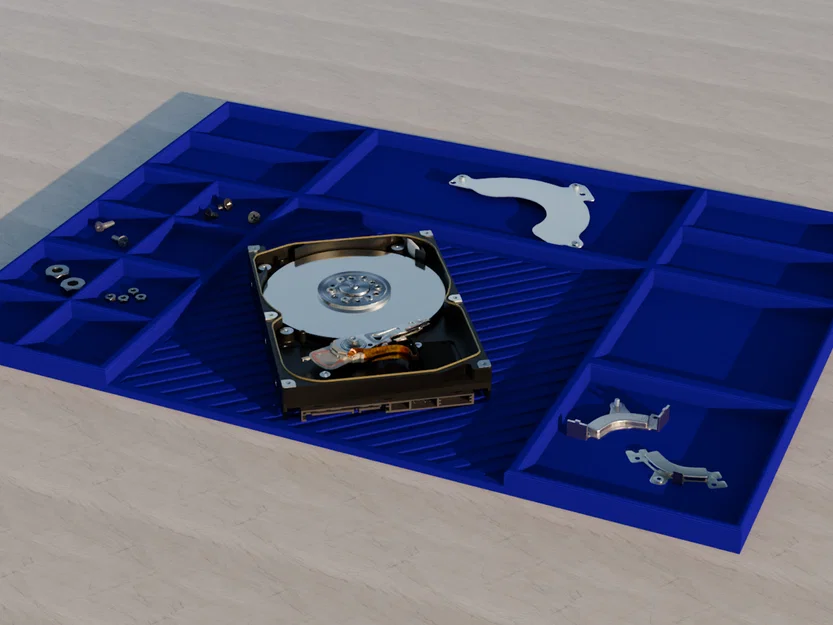 Khay thảm in 3D hỗ trợ sắp xếp linh kiện sửa chữa - Image 1