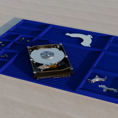 Khay thảm in 3D hỗ trợ sắp xếp linh kiện sửa chữa