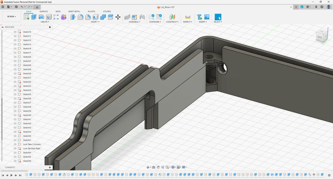 Creality K1 Top Riser (remix) - Nâng nóc tối ưu cho sensor phải & máy sấy - Image 5