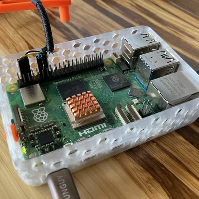 HexCase cho RPi 5 và quạt Noctua 4pin 40mm