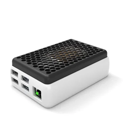 Vỏ quạt phẳng cho Pi 4B Noctua 40x10 5V/3.3V lắp snap-together