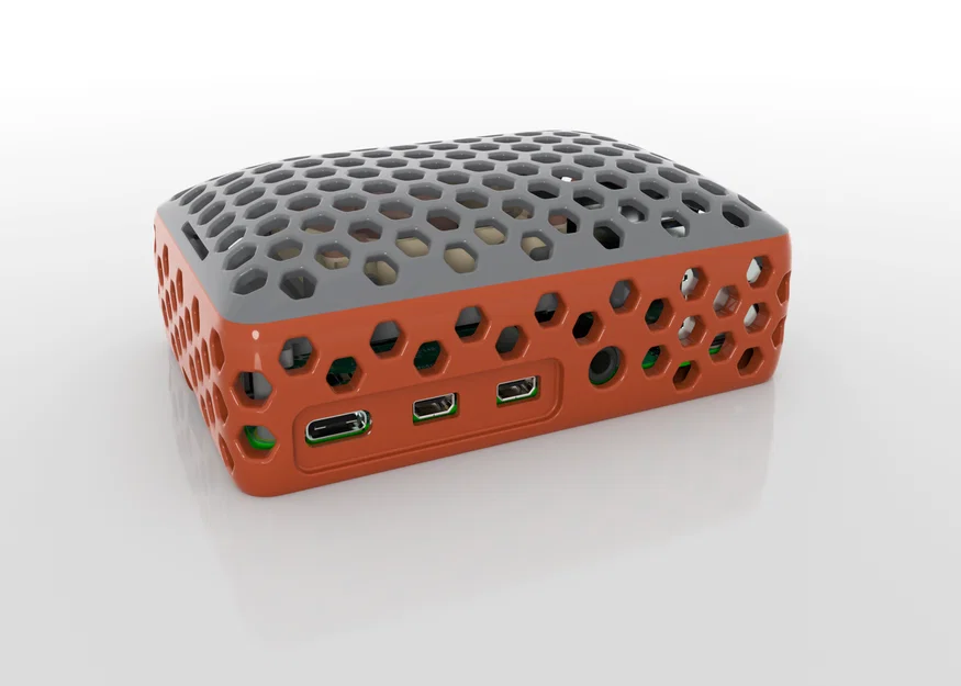 HexCase2 DomeTop Raspberry Pi 4B Case – Vỏ Pi 4B nắp vòm snap không cần vít - Image 6