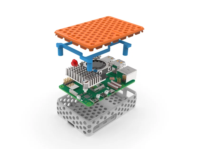 Raspberry Pi 5 HexCase (Vỏ HexCase cho Raspberry Pi 5) - Image 8