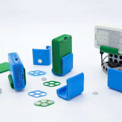 Kẹp cho case Raspberry Pi 3B & 4B (mặt lưng nam châm)