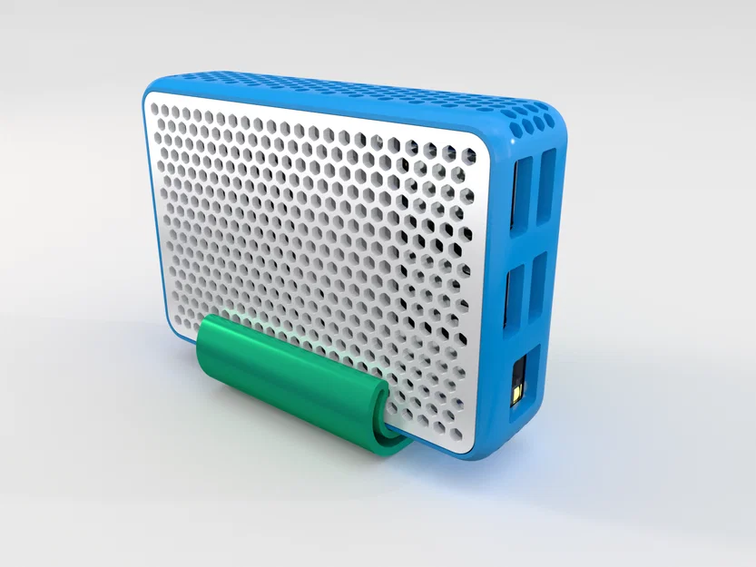 Kẹp cho case Raspberry Pi 3B & 4B (mặt lưng nam châm) - Image 2