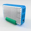 Kẹp cho case Raspberry Pi 3B & 4B (mặt lưng nam châm) - Thumbnail 2