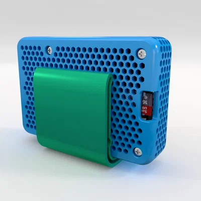 Kẹp cho case Raspberry Pi 3B & 4B (mặt lưng nam châm)