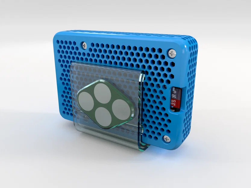 Kẹp cho case Raspberry Pi 3B & 4B (mặt lưng nam châm) - Image 4