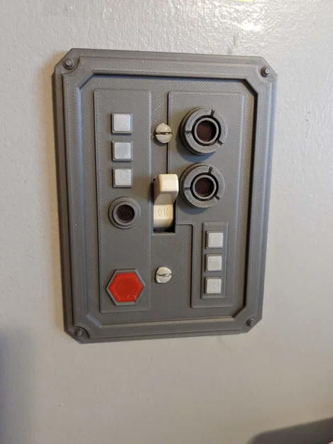 Star Wars Outdoor Data Panel Entrance (Switch Plate) - Phụ kiện “Light” - Image 1