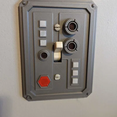 Star Wars Outdoor Data Panel Entrance (Switch Plate) - Phụ kiện “Light”