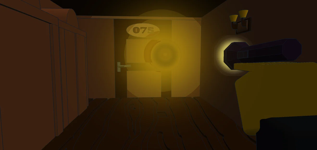 Mô hình 3D đèn pin (Flashlight) từ game Roblox DOORS - Image 1