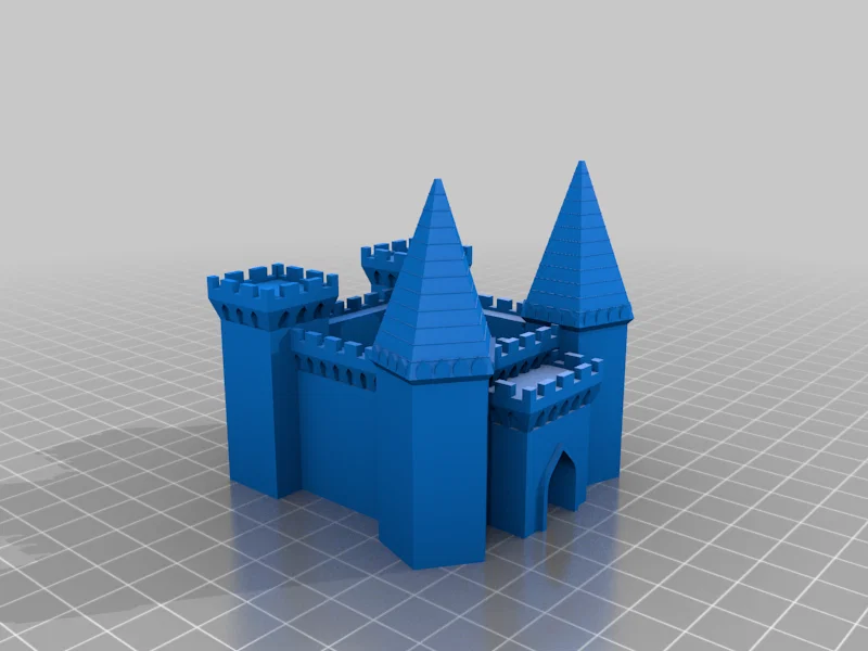 Mô hình lâu đài mini 3D (Basic Castle) thiết kế đẹp mắt - Image 1