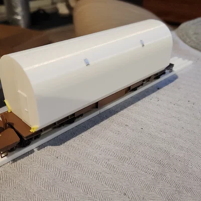 NASA Heavy-Duty Flatcar và Rocket Cover Load (tỉ lệ HO)