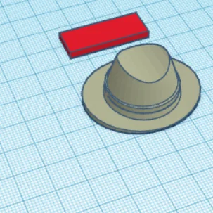 Mô hình chiếc mũ cho Perry - Phụ kiện 3D siêu đáng yêu