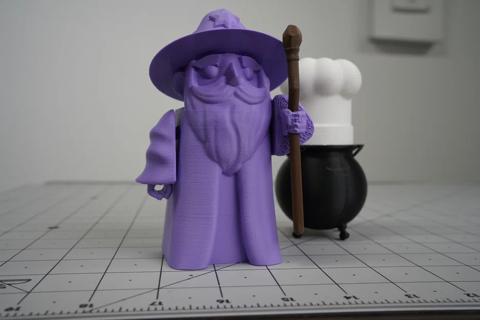 Phù Thủy Articulated (Wizard/Magi/Mage) - Print-in-Place, Dễ In! - Image 2