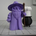 Phù Thủy Articulated (Wizard/Magi/Mage) - Print-in-Place, Dễ In! - Thumbnail 2