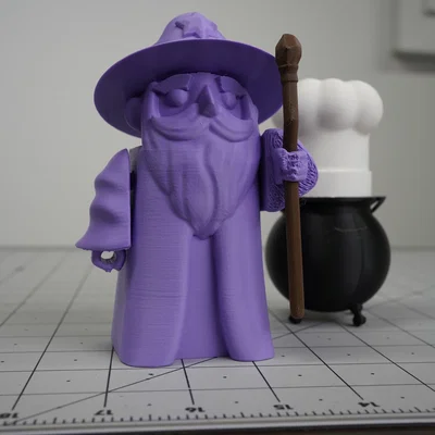 Phù Thủy Articulated (Wizard/Magi/Mage) - Print-in-Place, Dễ In!