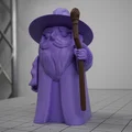 Phù Thủy Articulated (Wizard/Magi/Mage) - Print-in-Place, Dễ In! - Thumbnail 3
