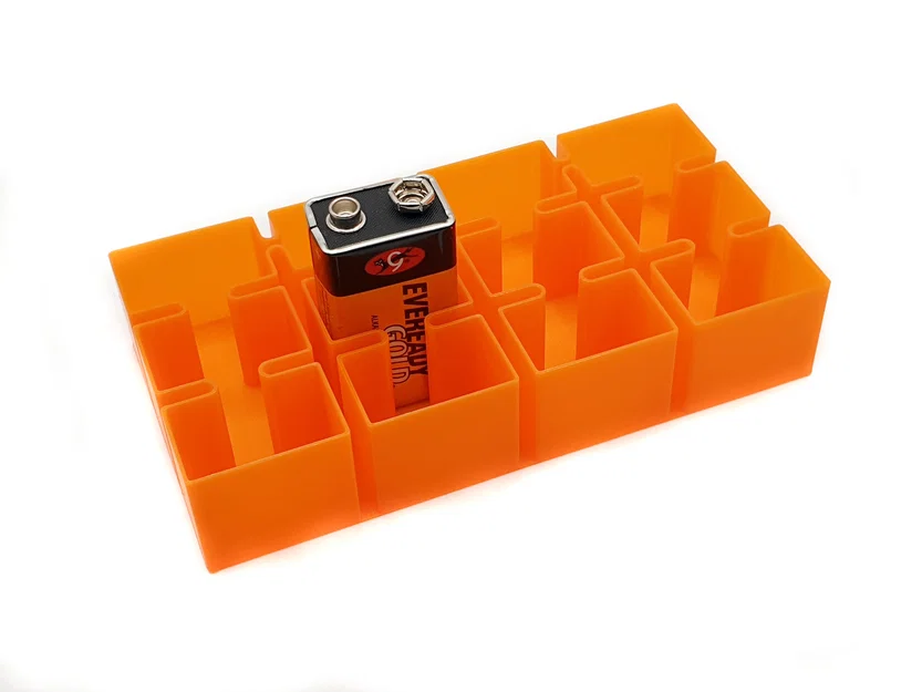 Khay đựng pin Vase Mode cho AA, AAA, 9V và 18650 - Image 4