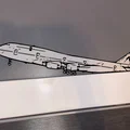 Mô hình trang trí tường Boeing 747 2D độc đáo cho người yêu hàng không - Thumbnail 2