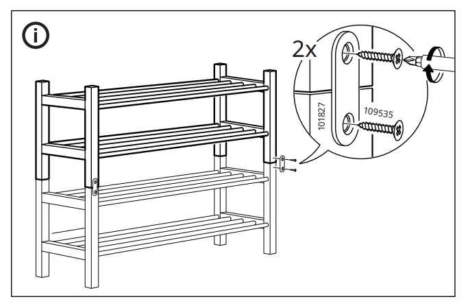 Miếng chồng kệ giày IKEA TJUSIG (IKEA TJUSIG shoe rack stacker) - Image 5