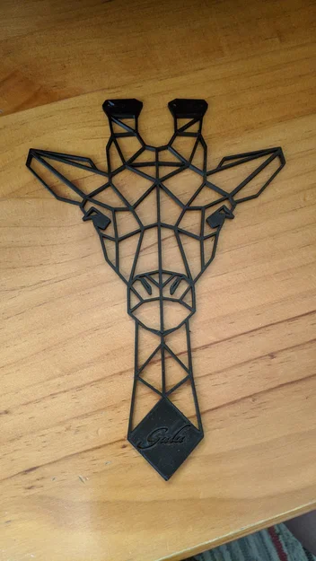 Mô hình trang trí hươu cao cổ dạng khung lưới (Silhouette Giraffe) - Image 1