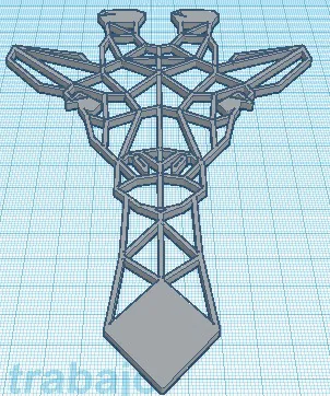 Mô hình trang trí hươu cao cổ dạng khung lưới (Silhouette Giraffe) - Image 2