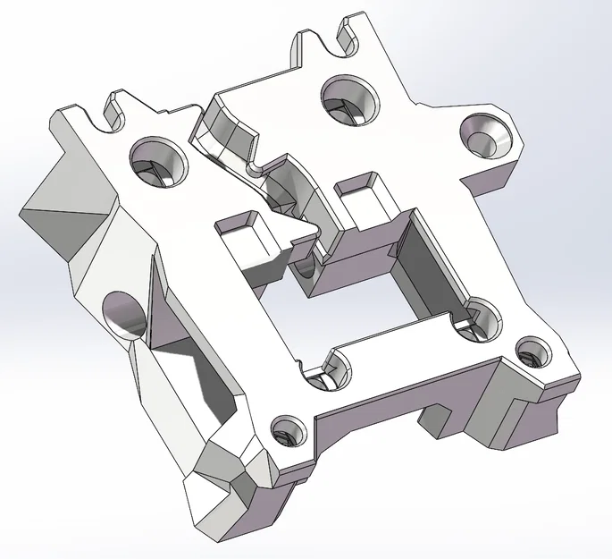 Plate gắn đầu in Bambu Filametrix cho Voron Stealthburner (Cải tiến đi dây) - Image 1