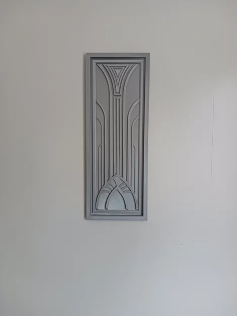 Tấm Ốp Tường Art Deco Hình Học - Image 1