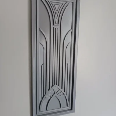 Tấm Ốp Tường Art Deco Hình Học