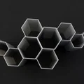 Khay đựng cọ trang điểm, cọ vẽ in 3D thiết kế tổ ong hiện đại - Thumbnail 2