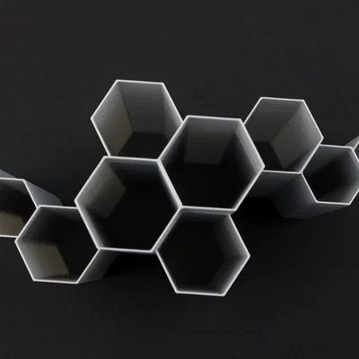Khay đựng cọ trang điểm, cọ vẽ in 3D thiết kế tổ ong hiện đại