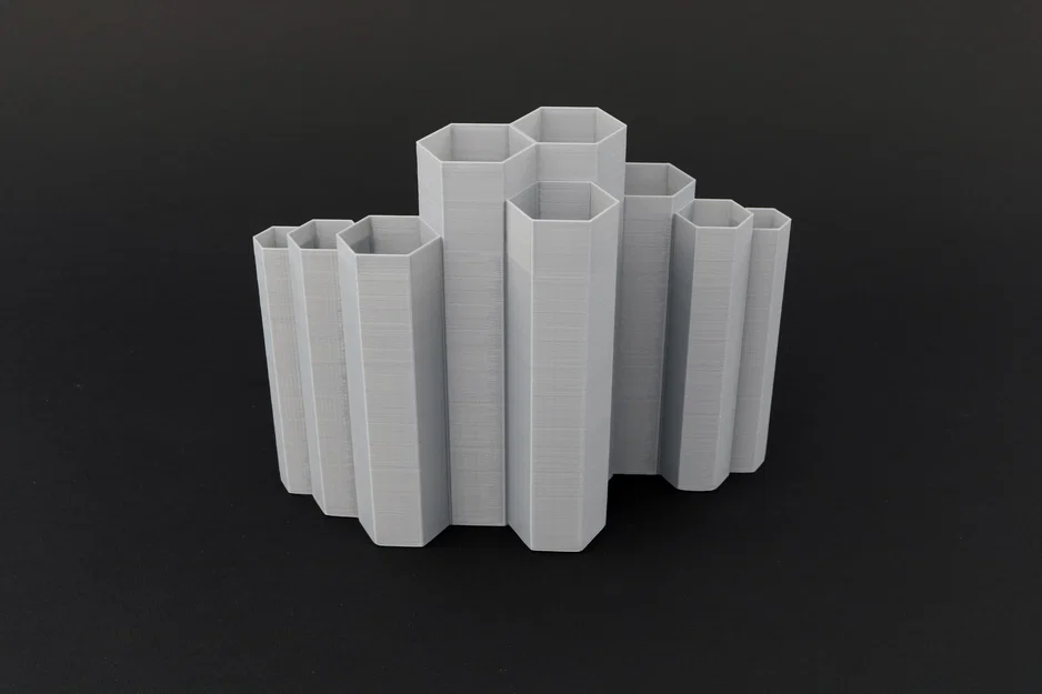 Khay đựng cọ trang điểm, cọ vẽ in 3D thiết kế tổ ong hiện đại - Image 3
