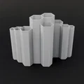 Khay đựng cọ trang điểm, cọ vẽ in 3D thiết kế tổ ong hiện đại - Thumbnail 3
