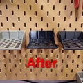 Kệ hộp xếp chồng tiết kiệm không gian cho IKEA Skadis - Thumbnail 1