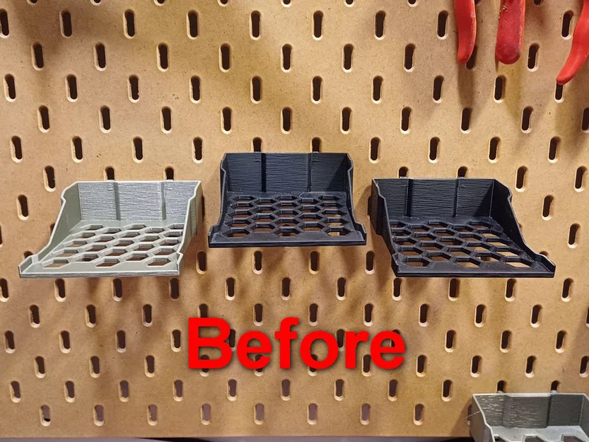 Kệ hộp xếp chồng tiết kiệm không gian cho IKEA Skadis - Image 2