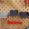 Kệ hộp xếp chồng tiết kiệm không gian cho IKEA Skadis - Thumbnail 2